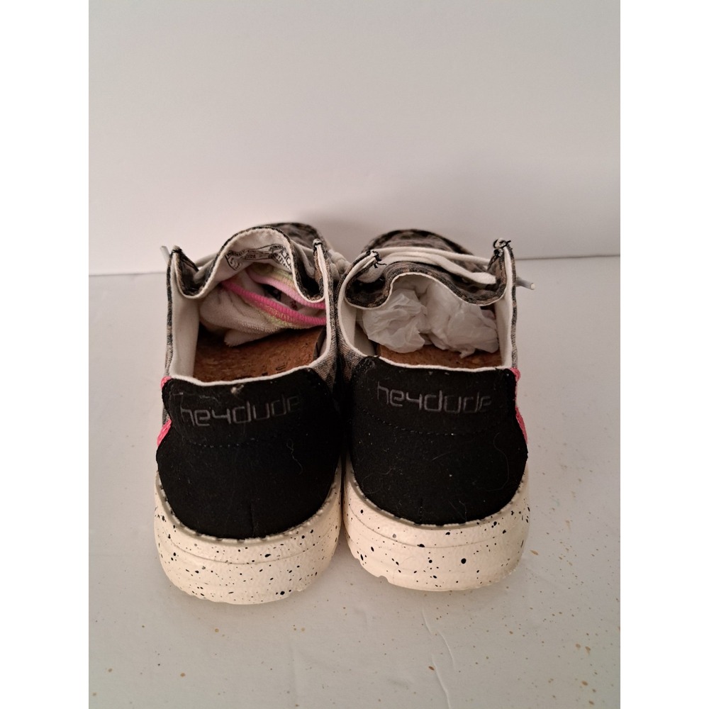 Hey‎ Dude Womens Wendy Woven Cheetah  Lightweight Casual Slip On Shoes Size 5 👟 - Picture 3 of 5